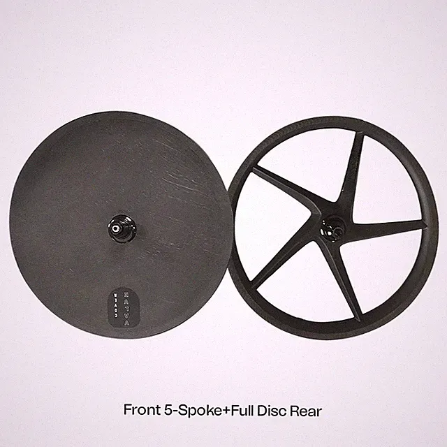 16 Inch 349 Brompton Bicycle Carbon Dise Wheel 5 Spokes V/Dise Brake Wheelset