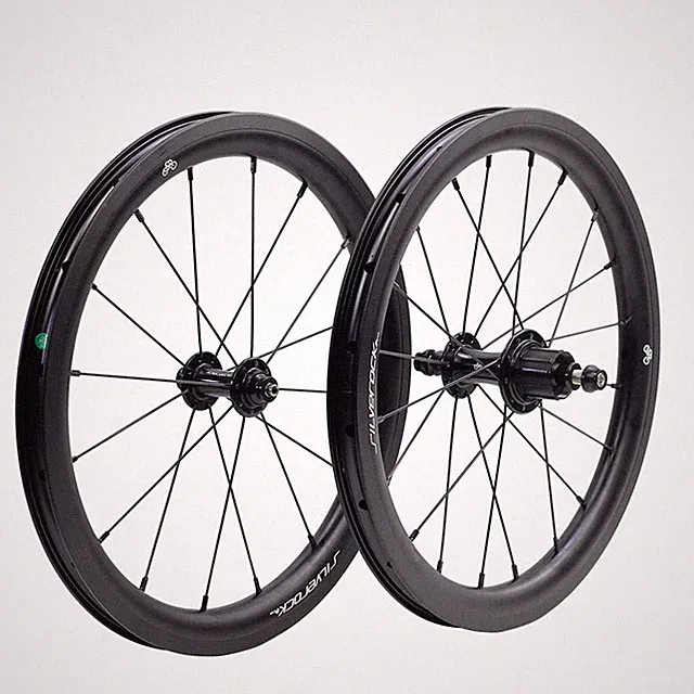 16in Plus 1 3/8" 349 Folding Bike Wheelset High 30mm 7 Speed Wheels 6 Pawls Hub