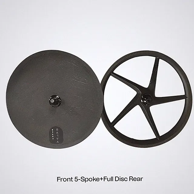 16inch 349 5 Spokes Brompton Bicycle Carbon Wheelset Clincher Disc Wheels