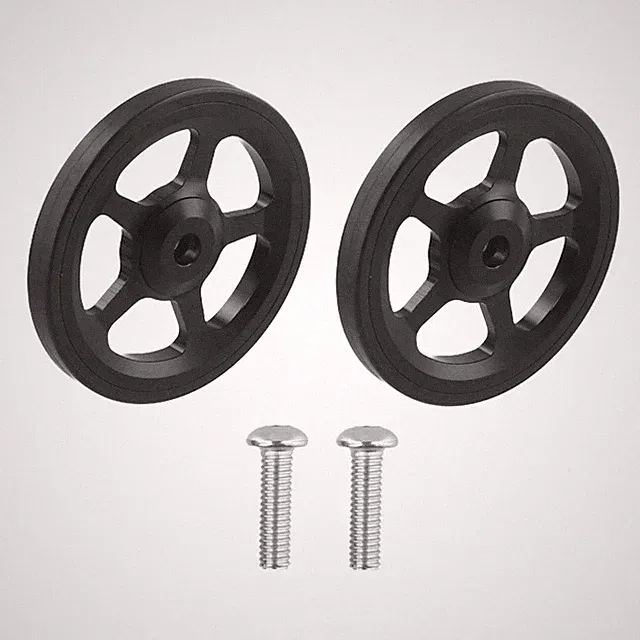 2pcs Aluminium Alloy 60mm Easy Wheels Compatible with For Brompton Style