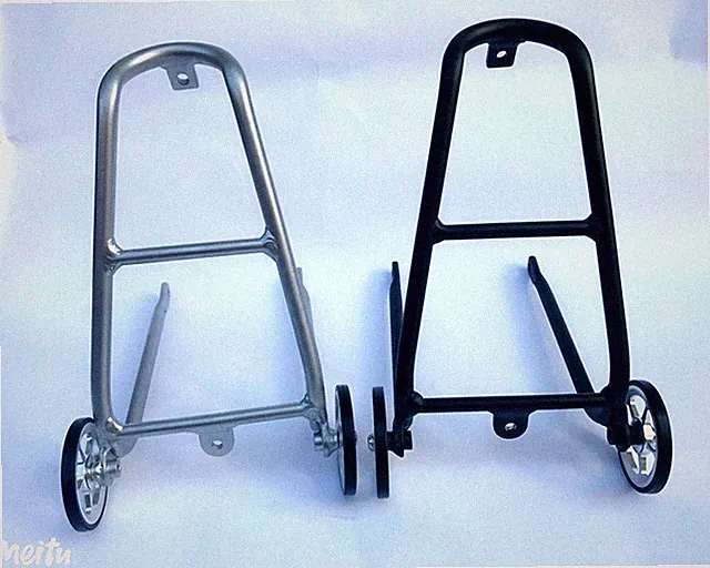 Aolly Rear Rack / EZ Easy wheels for Brompton Bicycle