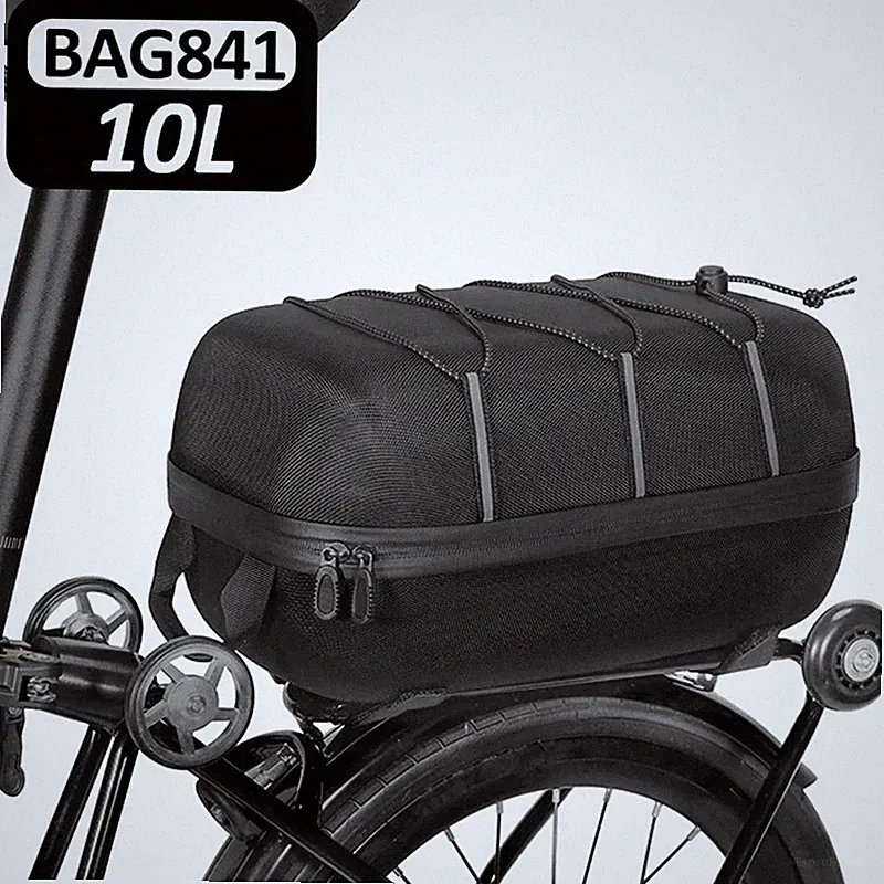 Brompton Bicycle Rear Seat Bag MTB Bike Rack Bag Trunk Pannier Cycling Large Cap
