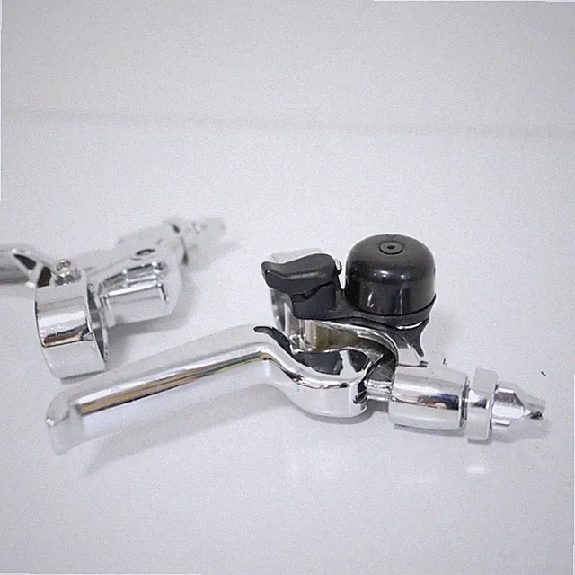 BROMPTON Brake Lever Set Left Right Mirror Polished Finish Folding Bike Used