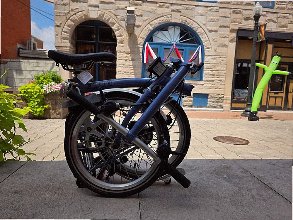 Brompton C Line Explore 6 Speed Cloud Blue NEW old stock Folding Bike