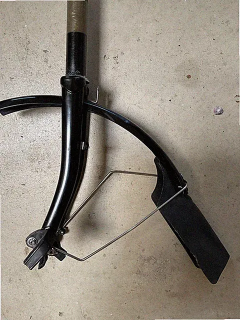 Brompton Complete Front Forks For Electric Wheel Incl Fender, Hook - free ship