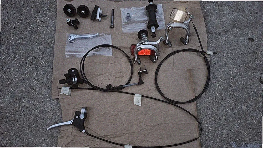 Brompton Folding Bicycle Parts Lot As Is FREE S&H
