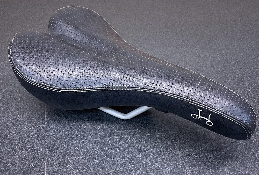 Brompton Original Hollow Cro-Mo Saddle Black Bike Bicycle Seat 11” X 6” Used
