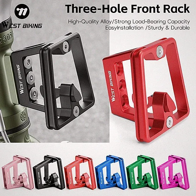 Folding Bike Front Bag Carrier Bracket Bicycle Holder Adapter for Brompton Dahon