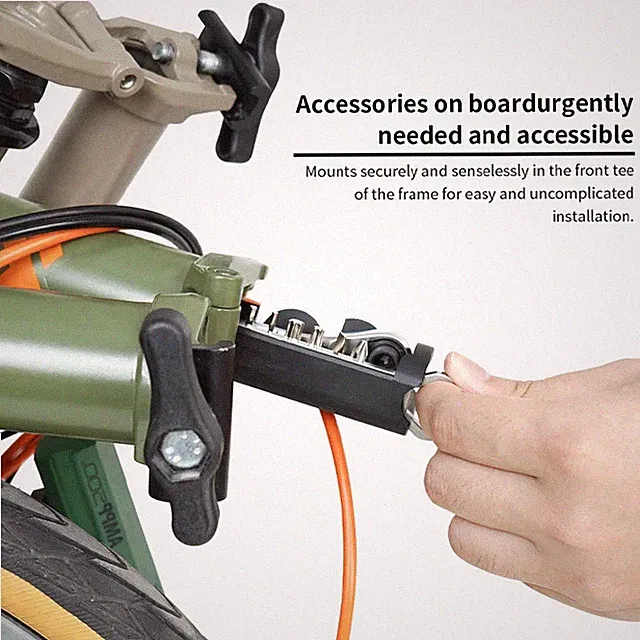 For Brompton Hidden Tool Box Wrench Bicycle Accessories Bicycle Mounting Tools