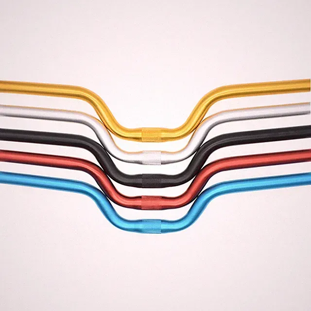 Low Rise M Handlebar for BROMPTON in Black Silver Gold Red Blue