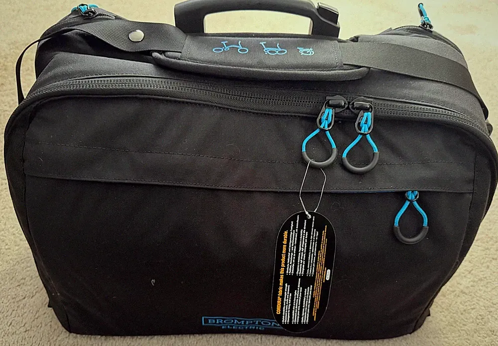 NEW Brompton Electric City Bag Large + Frame, Greenway & BMZ Battery Compatible