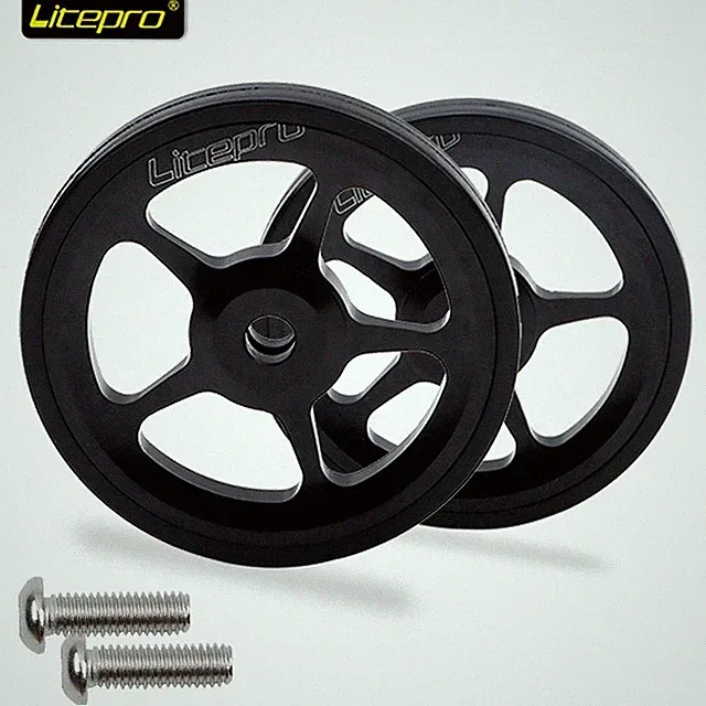 New Folding Bicycle Bike Easy Wheel Ultralight Easywheel For Brompton Replace US