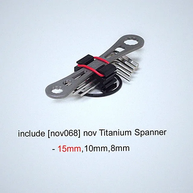 nov tool kit - (include [nov068] nov Titanium Spanner - 15mm,10mm,8mm) [nov214]