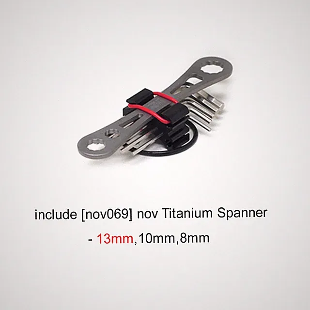 nov tool kit - (include [nov069] nov Titanium Spanner - 13mm,10mm,8mm) [nov 215]