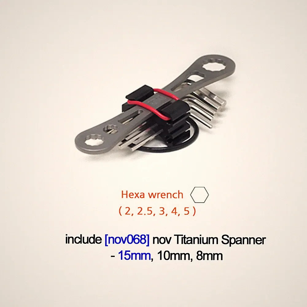 nov tool kit set with nov Titanium Spanner for Brompton/nov design /light weight