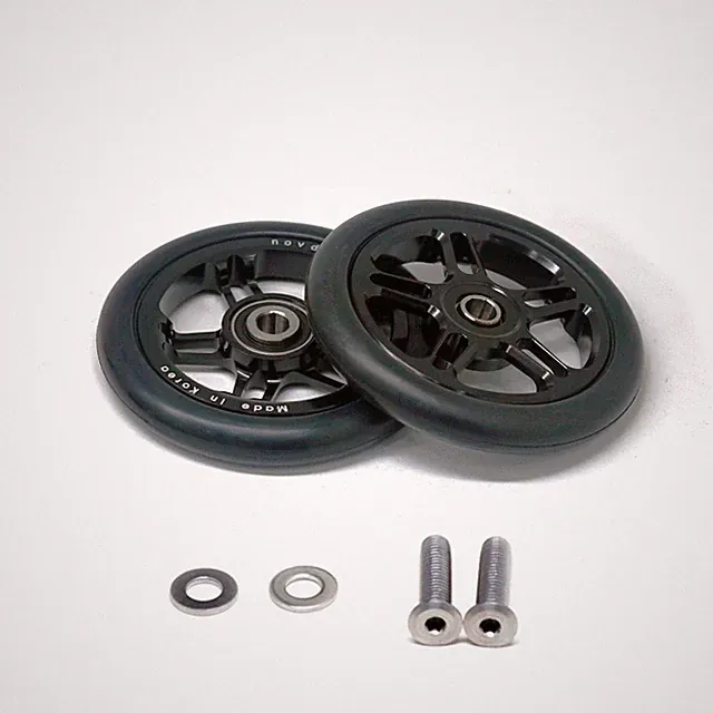 nov Wheel P/ Black - novdesign CONVERTIBLE (65mm) easy wheel for Brompton P-line