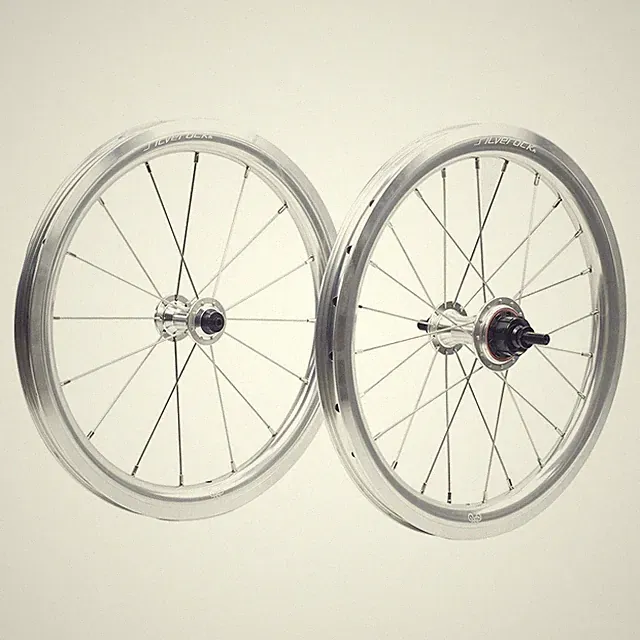 Rim Brake Wheelset 16inch 349 For Brompton 3sixty Folding Bike Ultralight Wheels