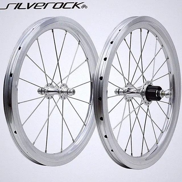 SILVEROCK Alloy 16in 349 Wheels External 7 Speed 30mm for Brompton Folding Bike