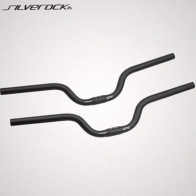 SILVEROCK Carbon M Type Handlebar Mid Rise 25.4mm for Brompton Folding Bike